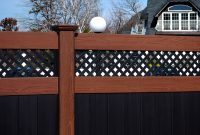 Wood And Black Pvc Fence Archives Illusions Vinyl Fence with proportions 1000 X 1000