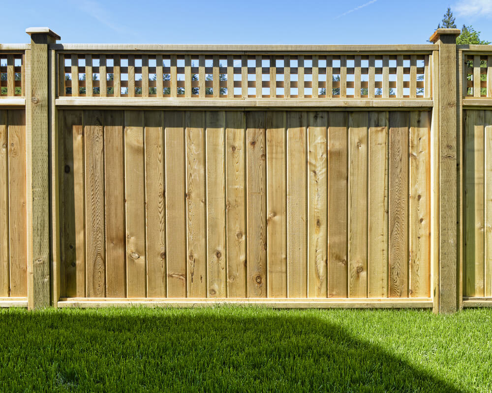 Wood Cedar Fence Ideas Design Idea And Decorations Beautiful in dimensions 1000 X 800