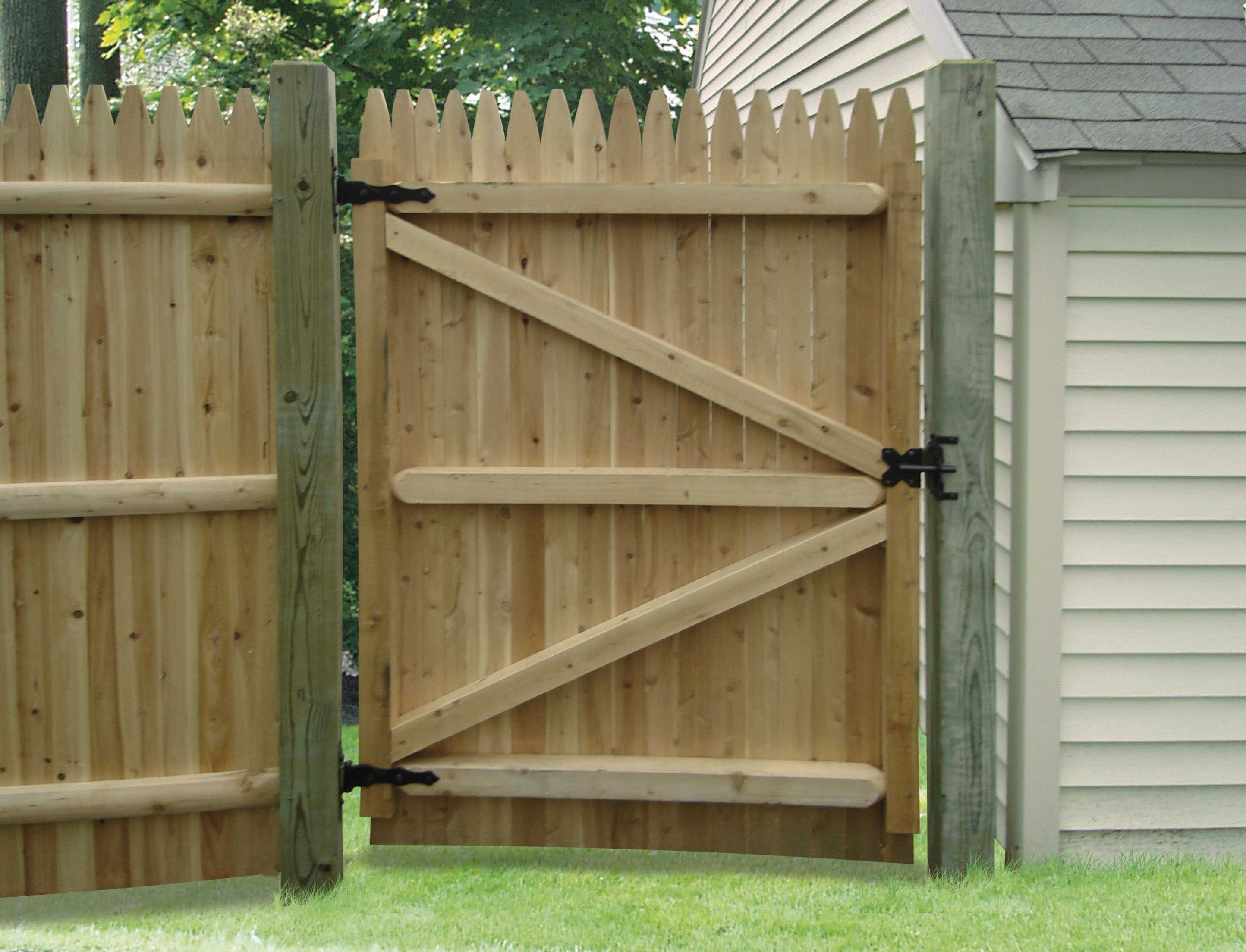 Wood Fence Gate Design Plans Fences Collection Also Beautiful Ideas intended for proportions 2888 X 2208
