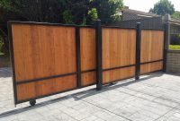 Wood Fence Sliding Gate Kit Fences Design throughout size 3264 X 1836