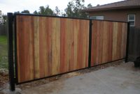 Wood Fence With Metal Gate Frame Httpwwwwoodesigner Has within dimensions 2048 X 1536