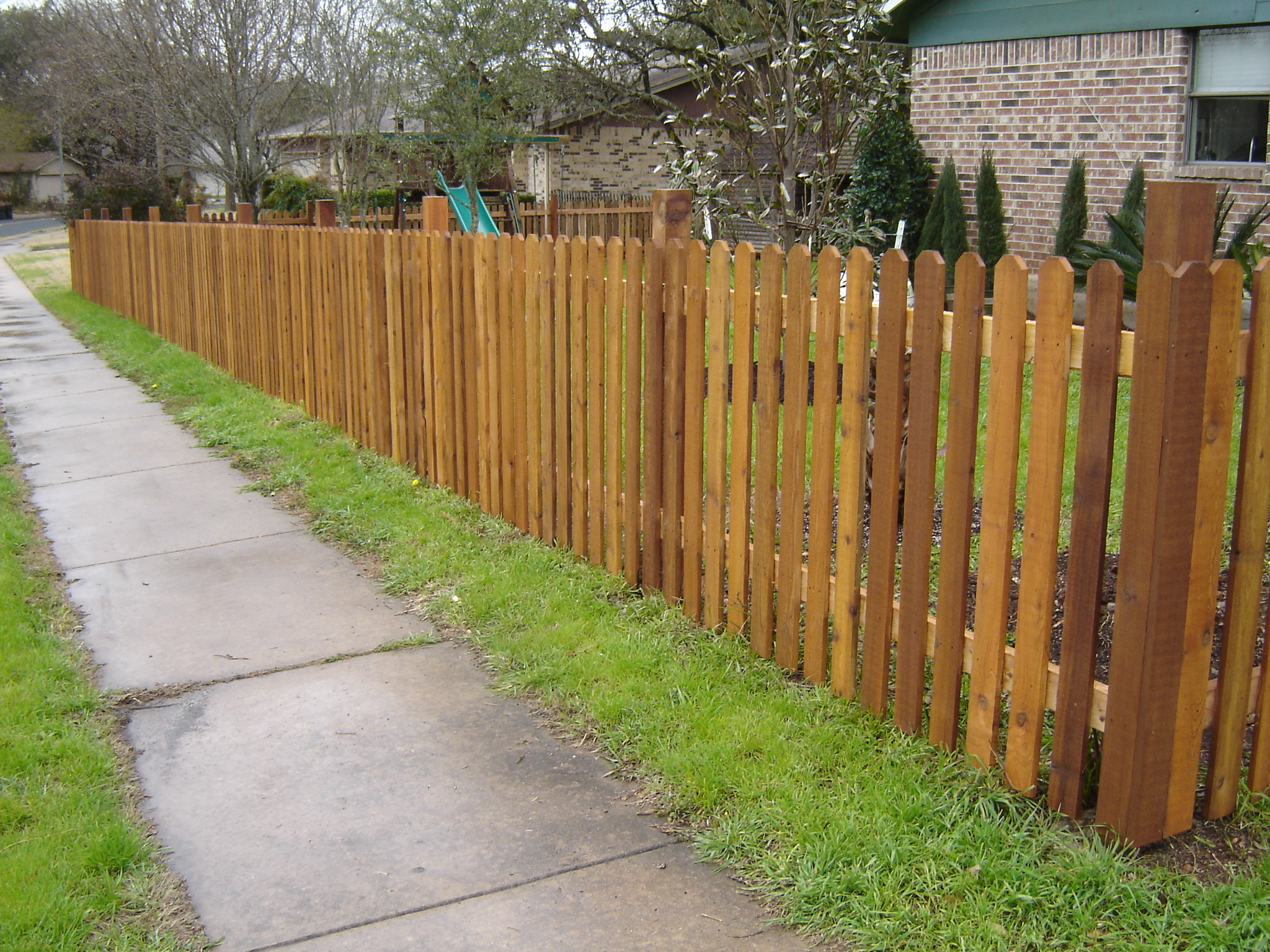 Wood Fences Gallery Viking Fence throughout sizing 2048 X 1536