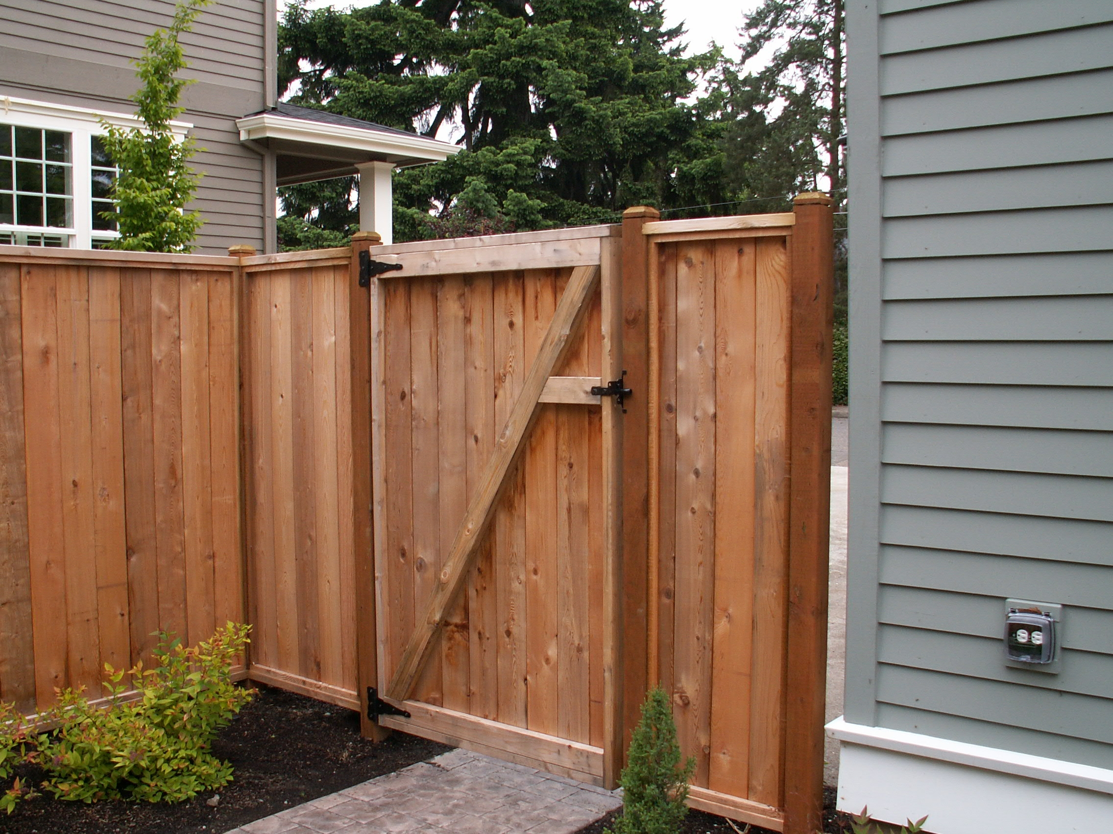 Wood Fences Ideas Stupendous Wooden And Gates Modern Best Hd Photo pertaining to size 2272 X 1704