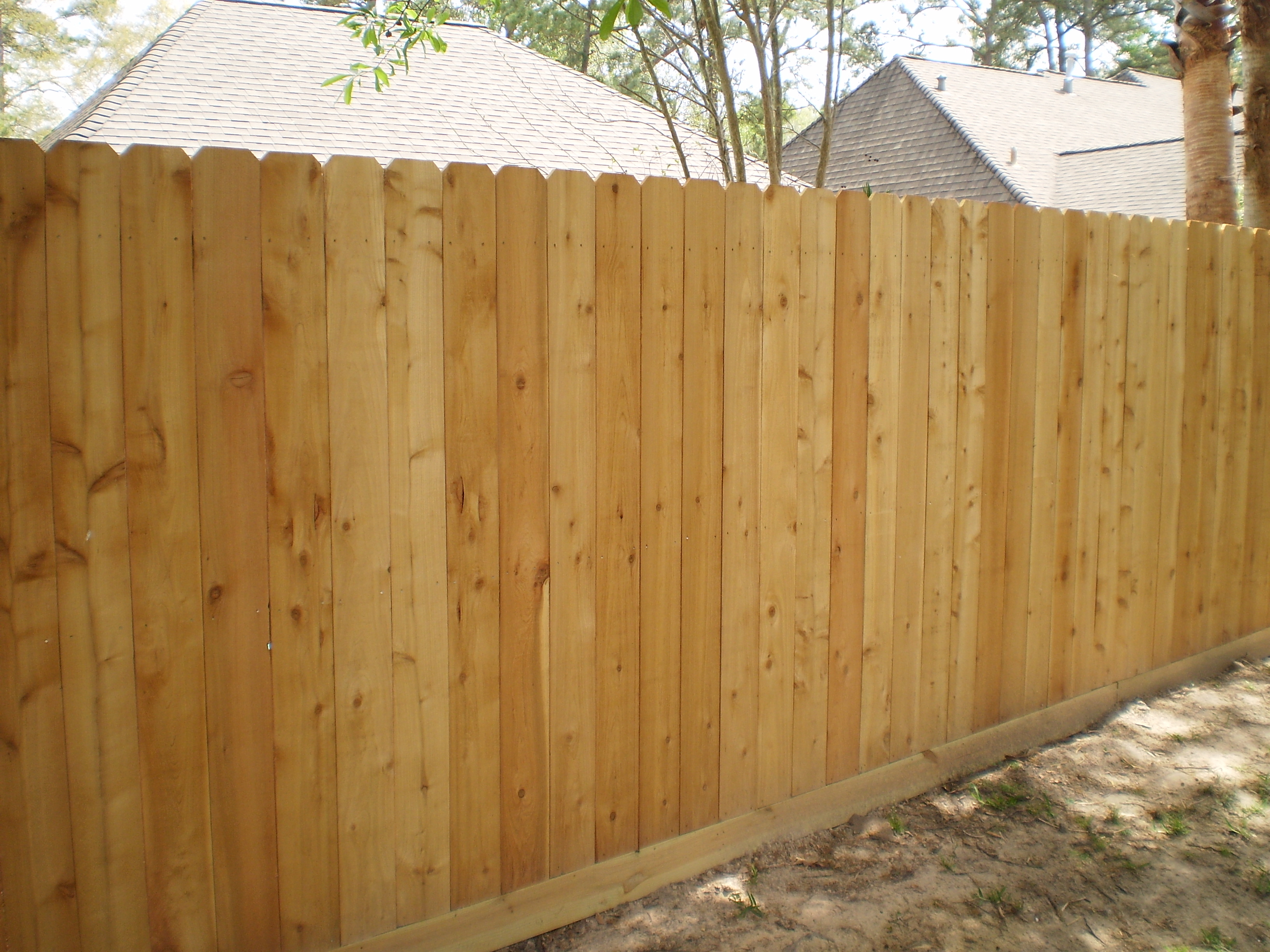 Wood Fences Kingwood Fence Co Inc intended for proportions 3264 X 2448