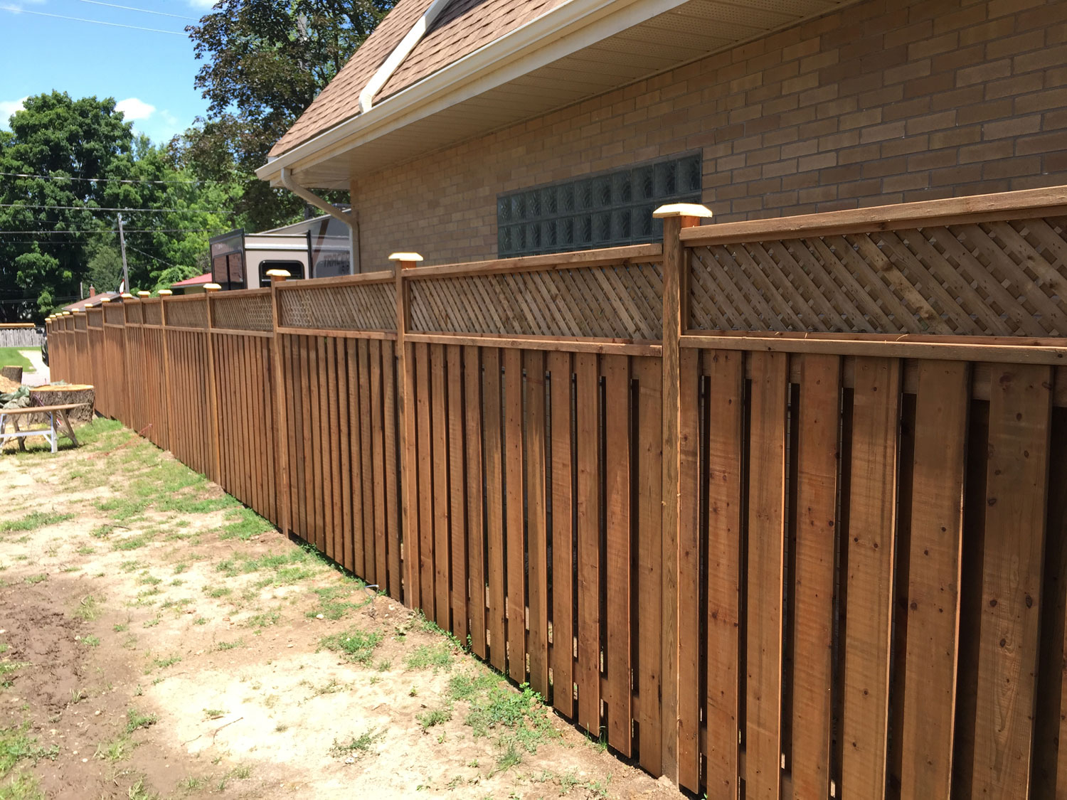 Wood Fencing Installation Pressure Treated Cedar Fencing pertaining to size 1500 X 1125