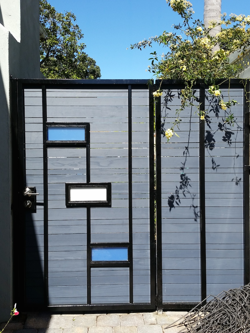 Wood Gates Los Angeles Wooden Gate Culver City Harwell Design throughout proportions 800 X 1067