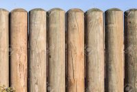 Wood Pole Garden Fence Closeup Decor Detail Stock Photo Picture And for sizing 1300 X 866