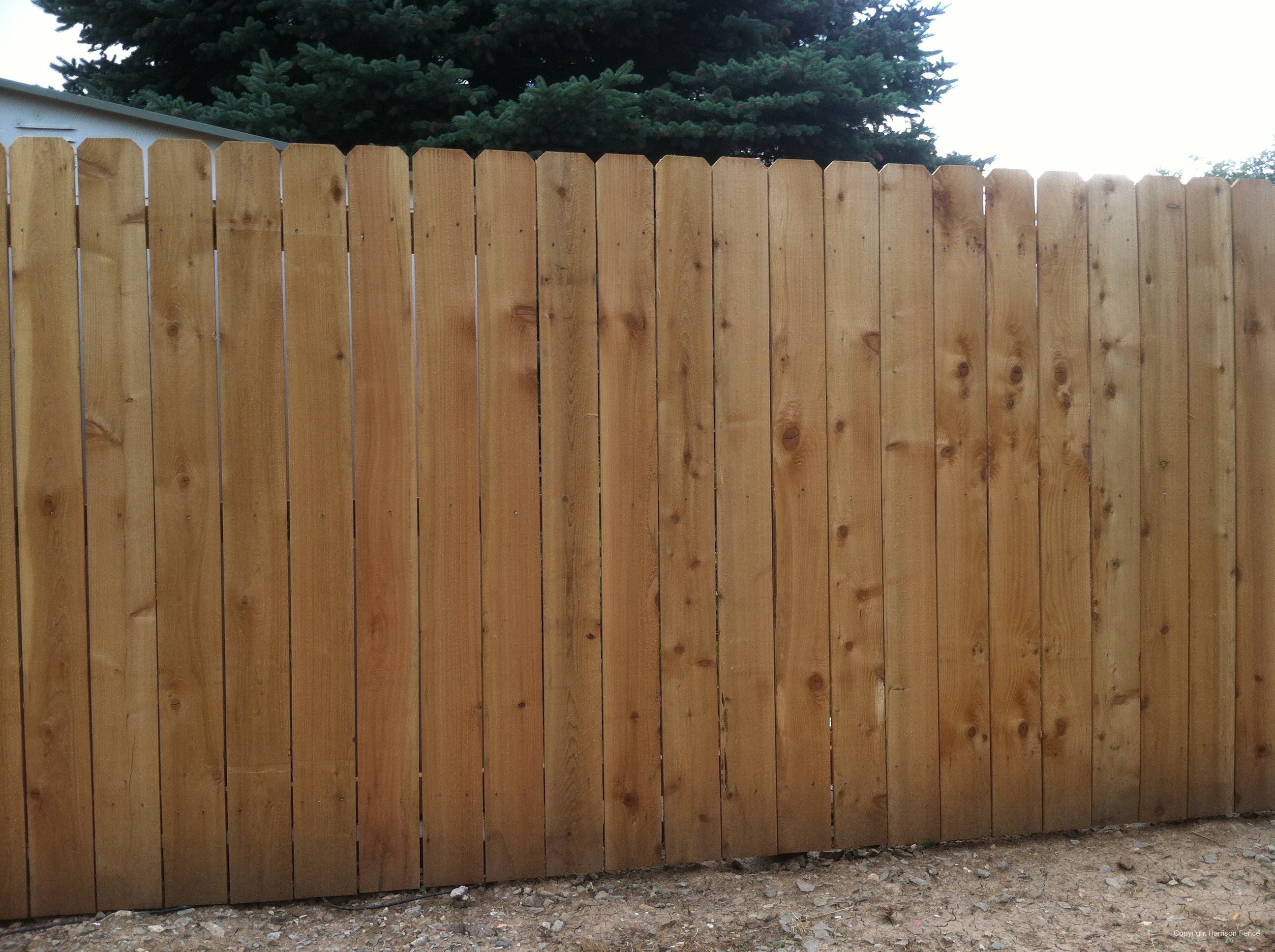 Wood Privacy Fences Harrison Fence regarding dimensions 2592 X 1936