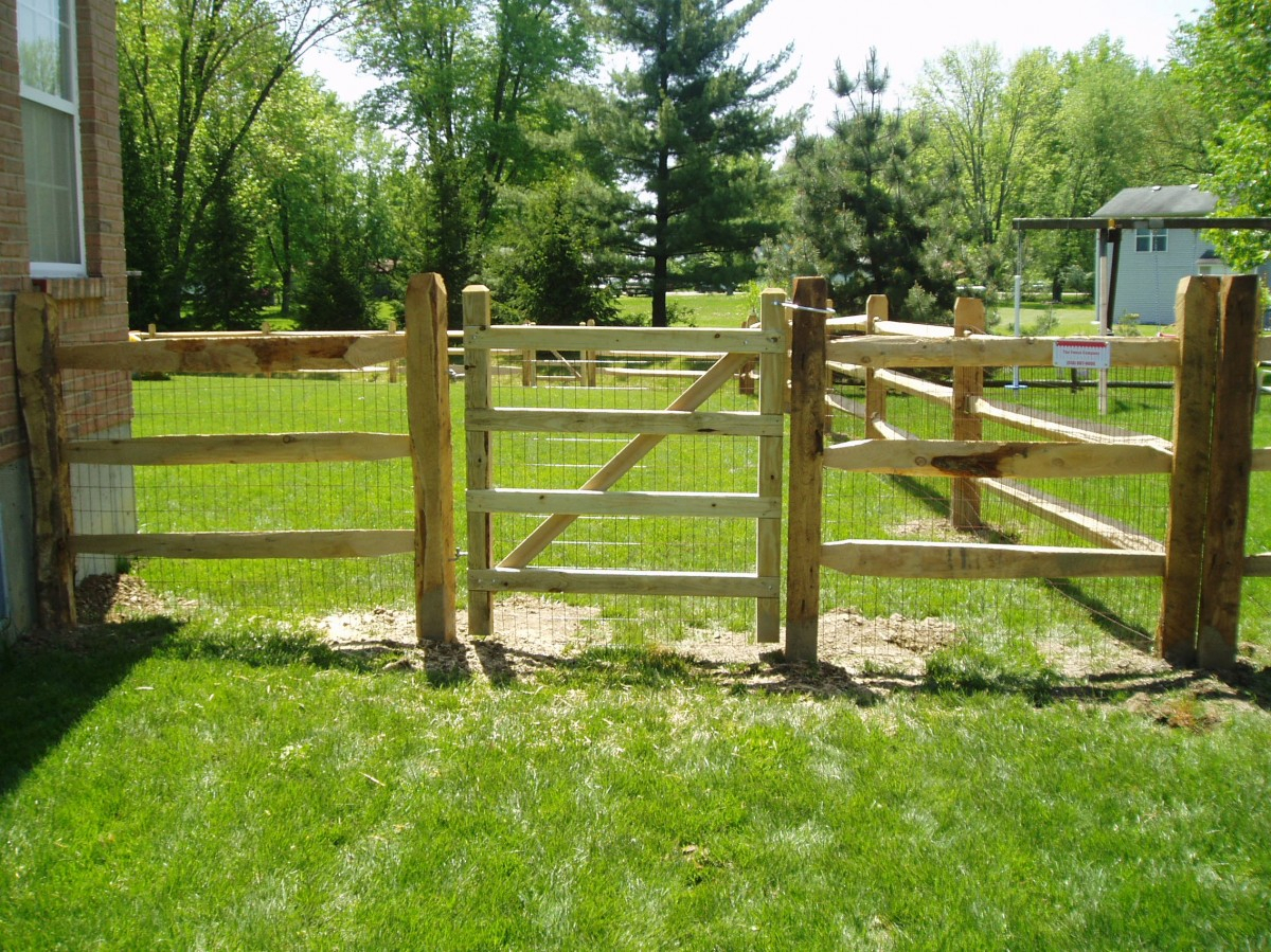 Wood Split Rail Fence Gate Fences Design throughout sizing 1200 X 899