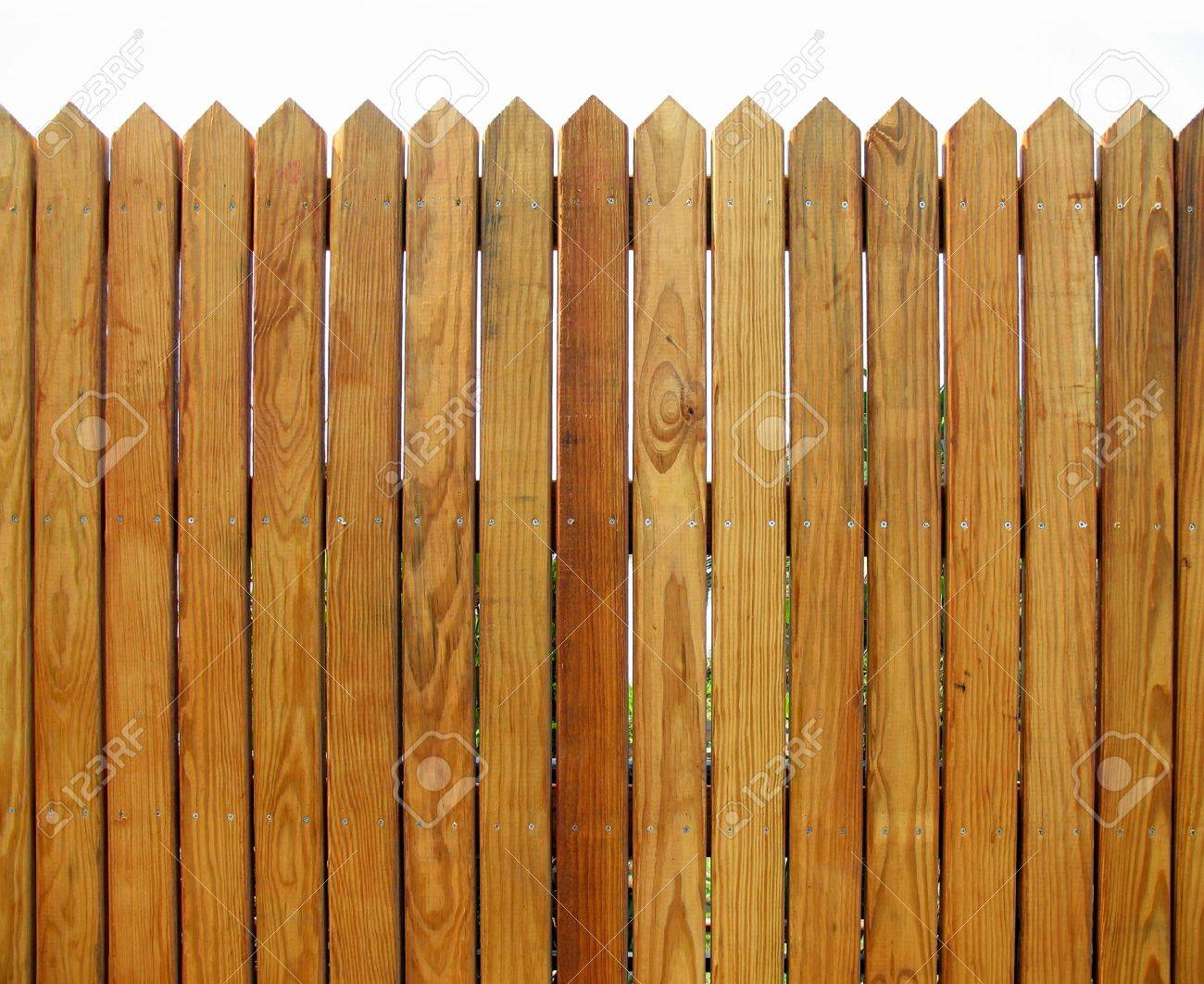 Wooden Fence With Slats That Show The Natural Wood Pattern Stock with regard to measurements 1300 X 1062