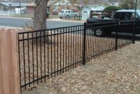 Wrought Iron Fence Post Spacing Fences Ideas in measurements 1039 X 890