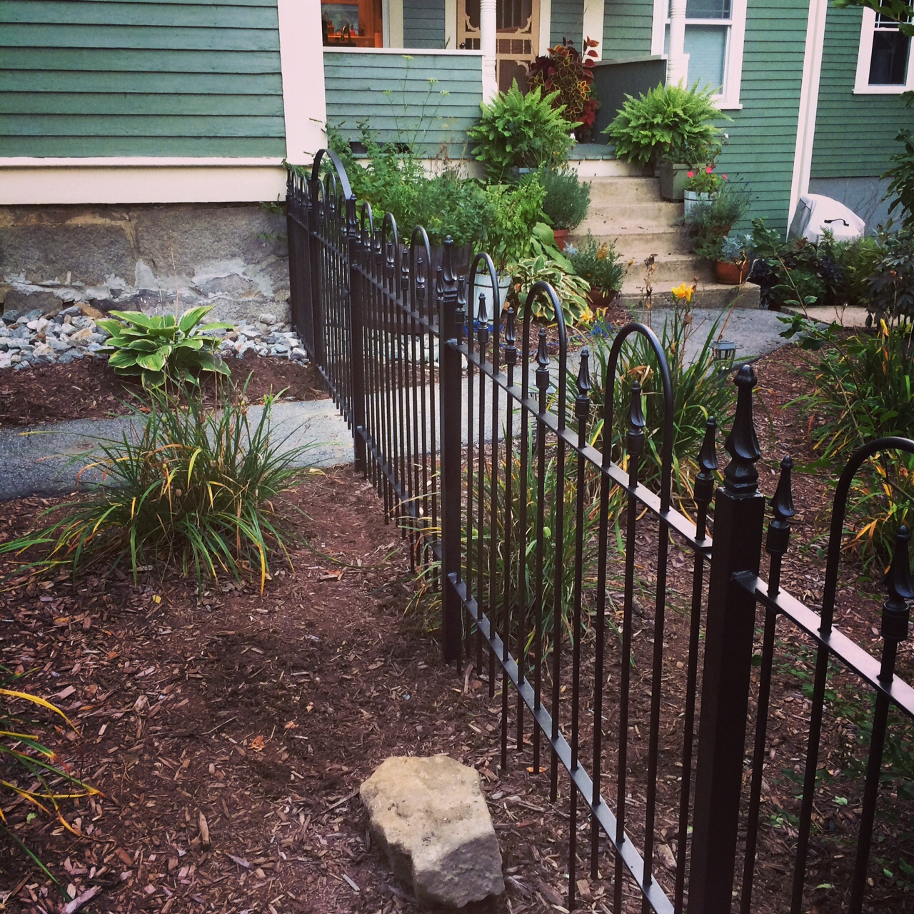 Wrought Iron Fencing Painted Black in sizing 1280 X 1280