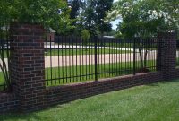 Wrought Iron Fencing With Brick Border Wrought Iron Fencing inside size 1600 X 1200