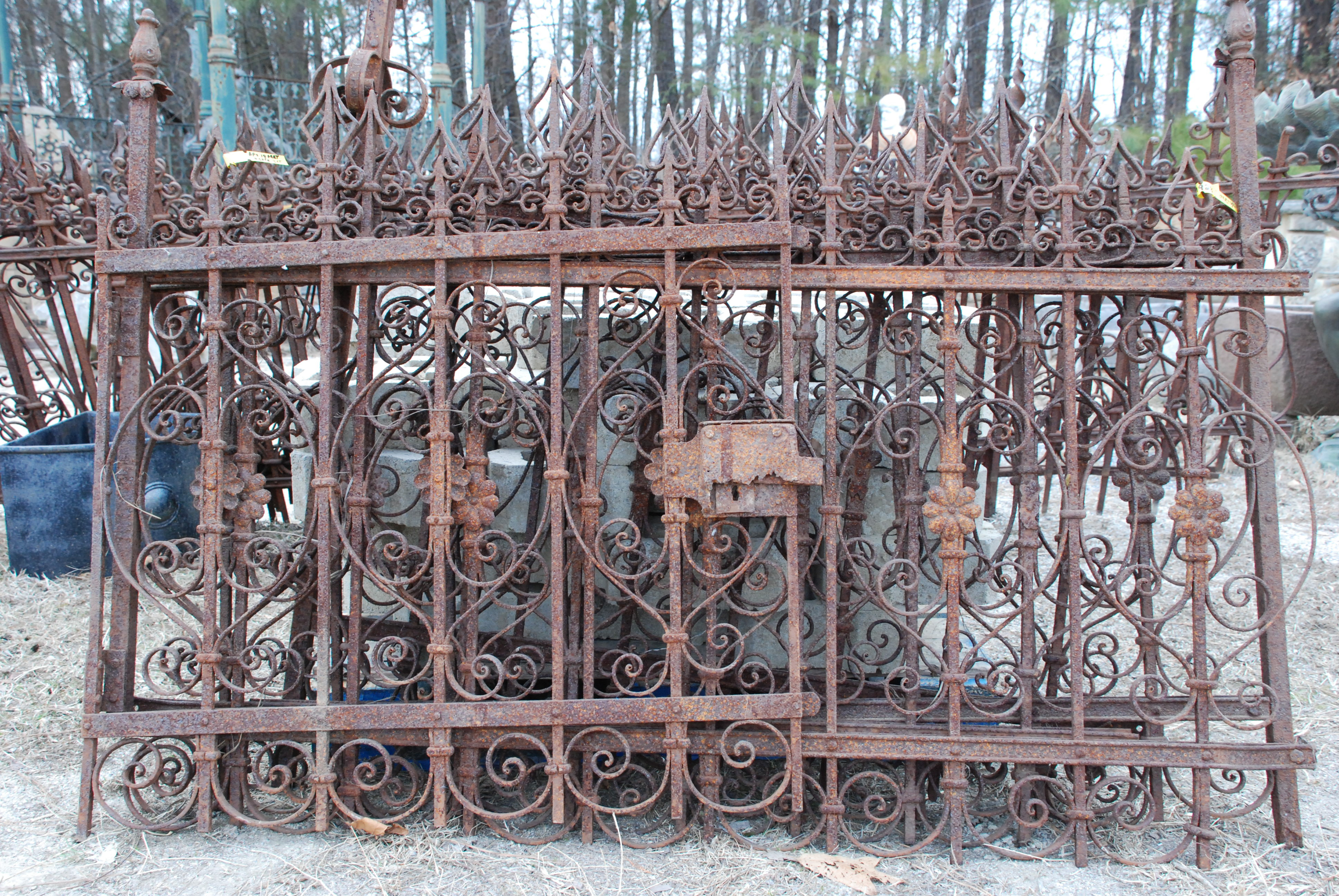 Wrought Iron Gate Charlies Antiques pertaining to sizing 3872 X 2592