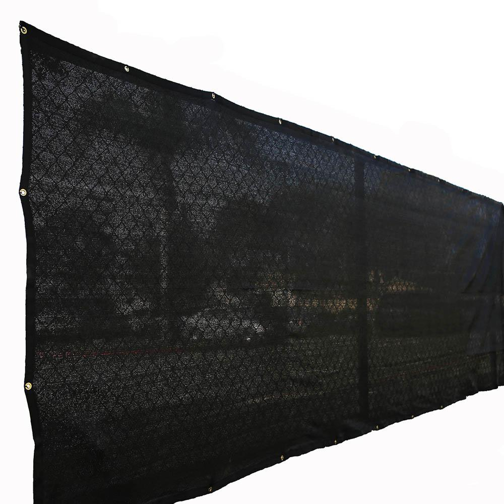 Xcel 60 In H X 600 In W Polyethylene Black Privacywind Screen for proportions 1000 X 1000