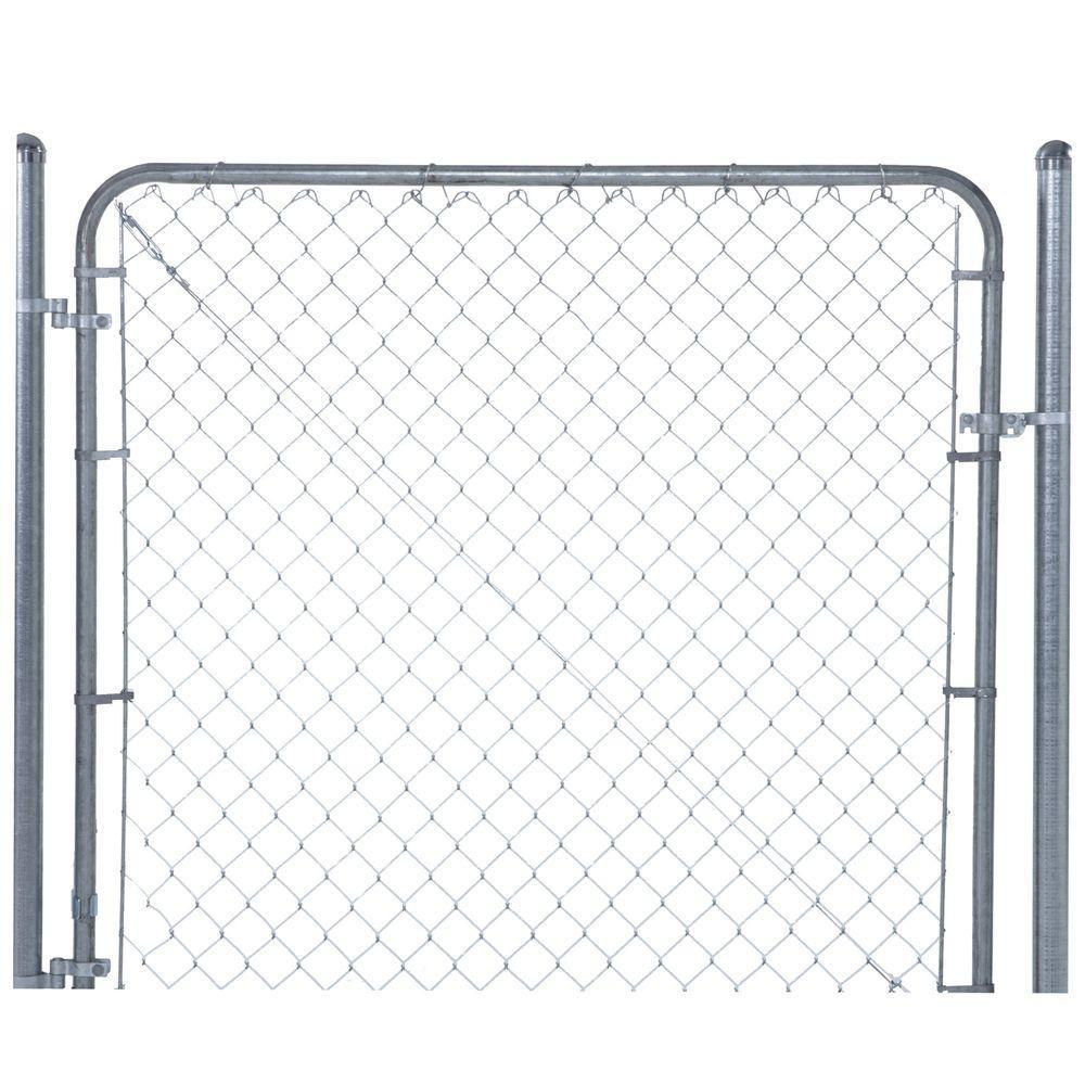 Yardgard 6 Ft W X 4 Ft H Galvanized Metal Adjustable Single Walk for proportions 1000 X 1000