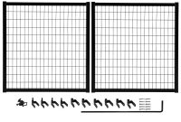 Yardgard Select 10 Ft W X 4 Ft H Powder Coated Steel Double Drive throughout measurements 1000 X 1000