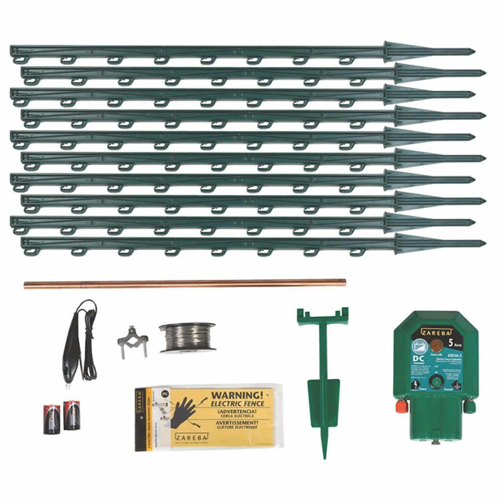 Zareba Garden Protector Battery Powered Electric Fence Kit Kgpdc Z with dimensions 1000 X 1000