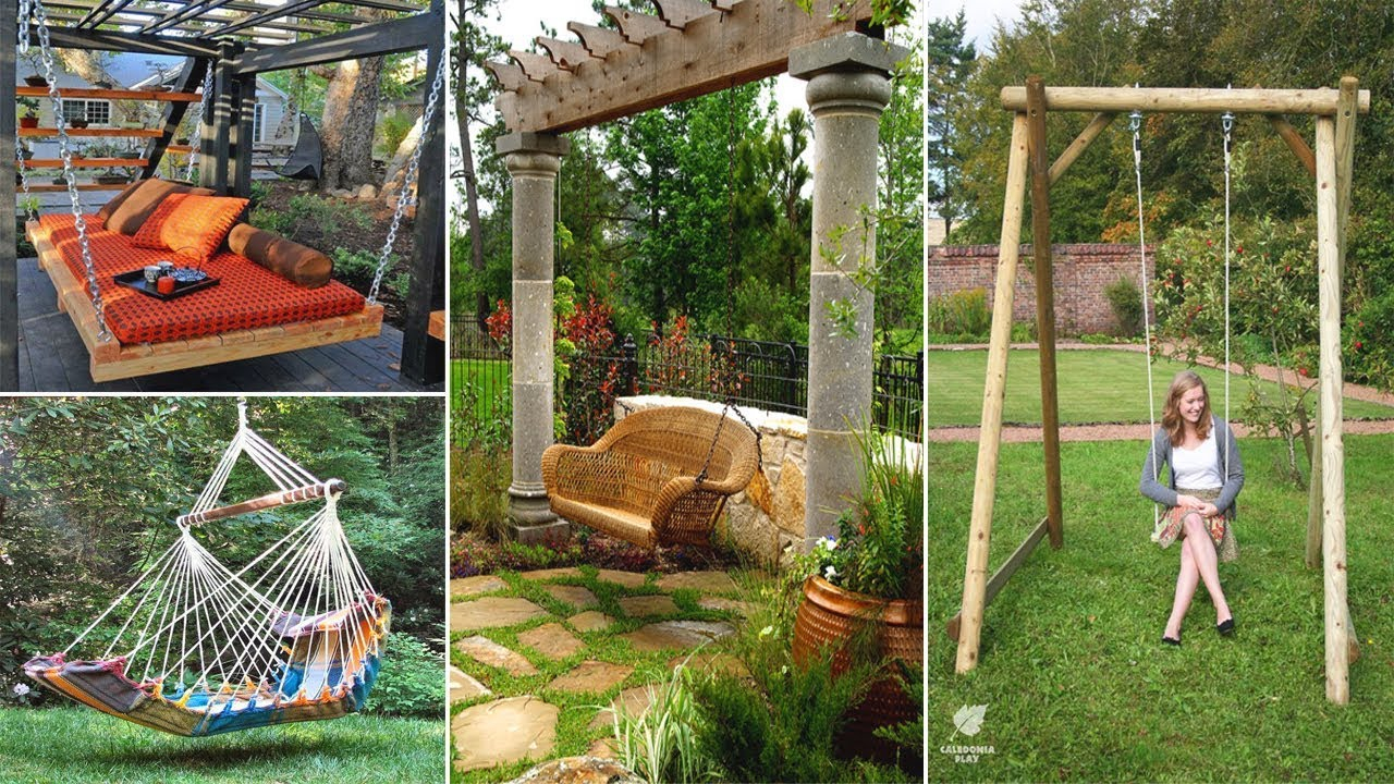 100 Amazing Diy Outdoor And Garden Swings Diy Garden pertaining to proportions 1280 X 720