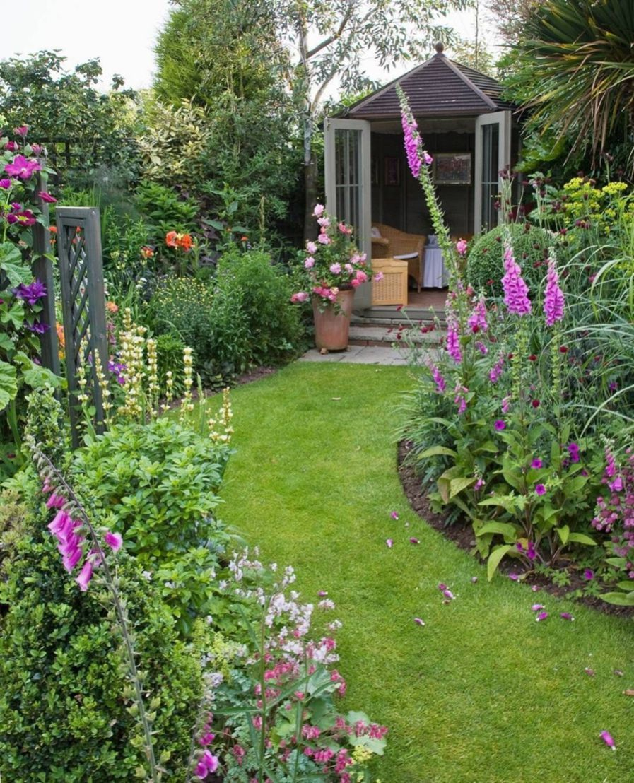 15 Beautiful Small Cottage Garden Design Ideas For Backyard throughout dimensions 897 X 1108