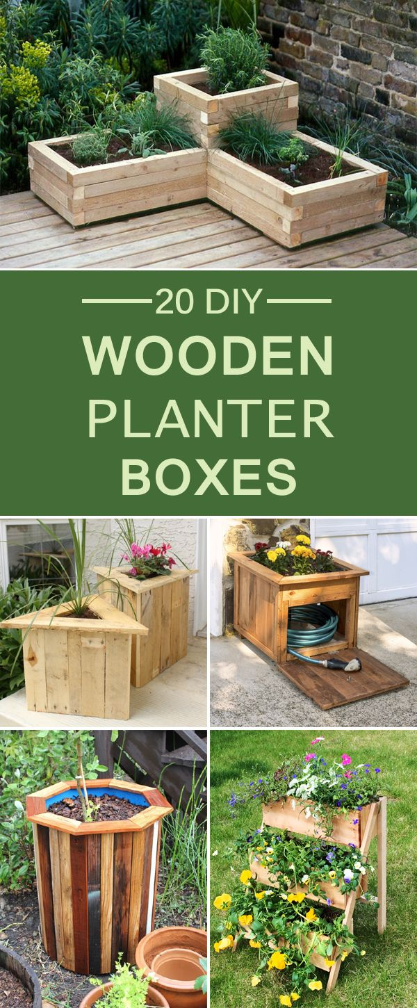 20 Diy Wooden Planter Boxes For Your Yard Or Patio throughout measurements 600 X 1450