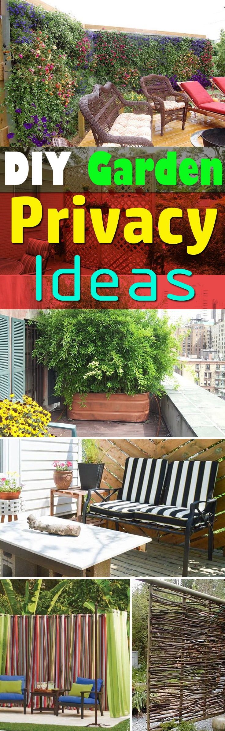 26 Diy Garden Privacy Ideas That Are Affordable Incredible within sizing 736 X 2388