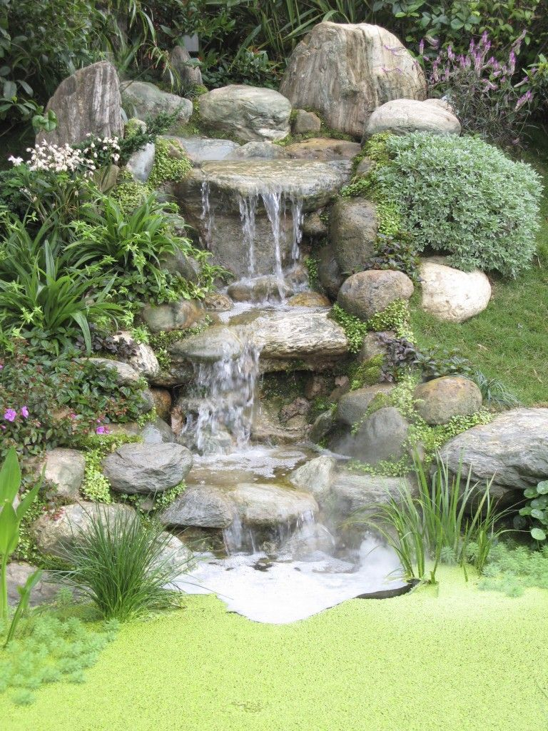 50 Pictures Of Backyard Garden Waterfalls Ideas Designs pertaining to size 768 X 1024