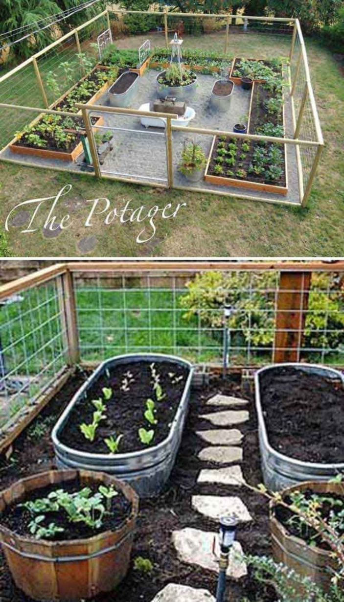 62 Affordable Backyard Vegetable Garden Designs Ideas in dimensions 703 X 1230