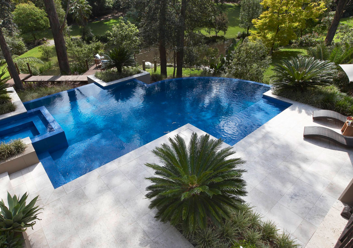 63 Invigorating Backyard Pool Ideas Pool Landscapes pertaining to proportions 1170 X 820