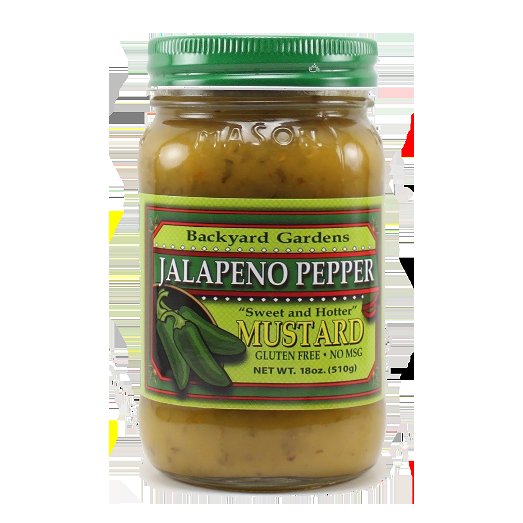 Backyard Garden Jalapeno Mustard 18 Oz intended for measurements 1800 X 1800