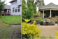 Backyard Landscaping Before After Backyard Landscape inside measurements 2250 X 870