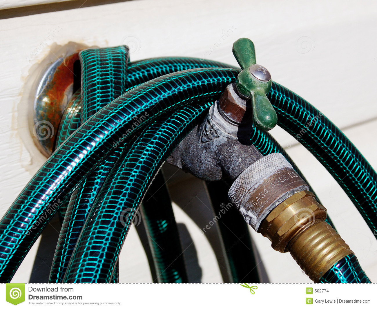 Backyard Water Valve Stock Photo Image Of Green with regard to measurements 1300 X 1065