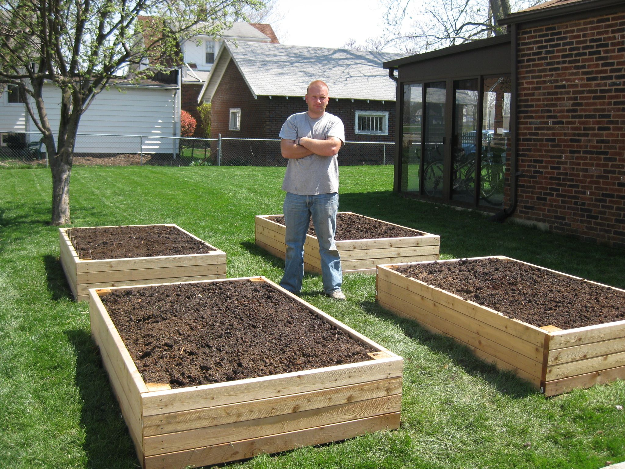 Bp Builds Four Raised Garden Beds Vegetable Garden regarding size 2048 X 1536