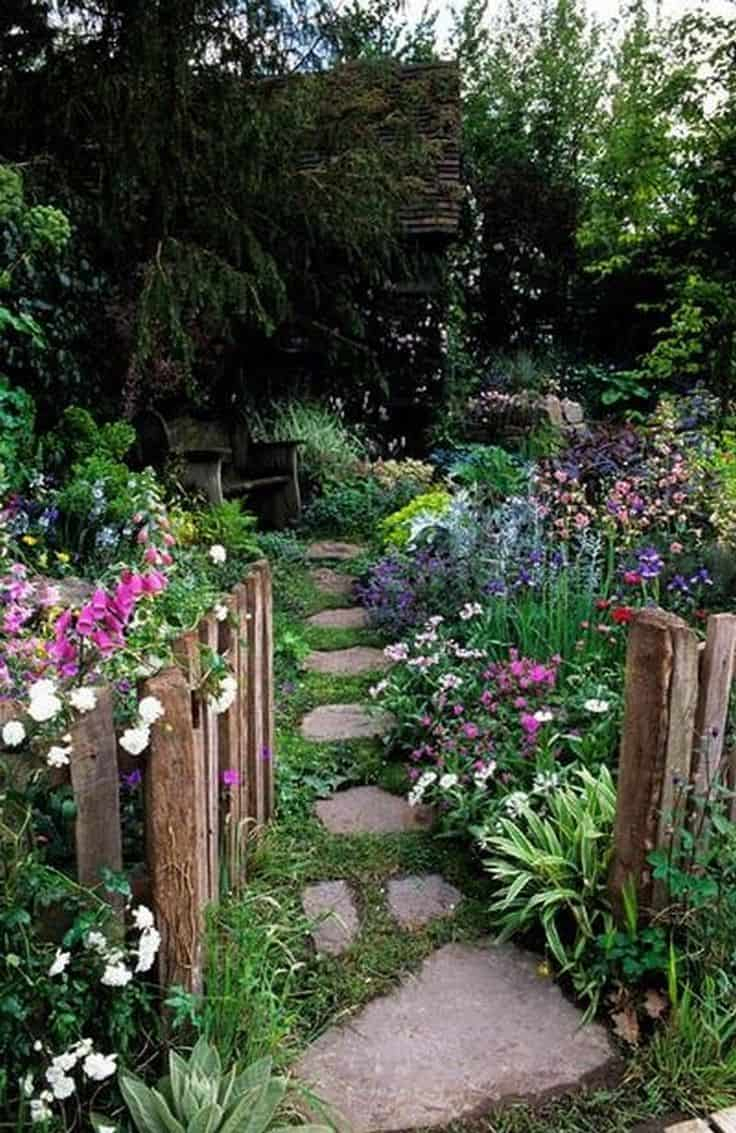 Dreamy And Whimsical Diy Backyard Landscaping Projects intended for proportions 736 X 1133