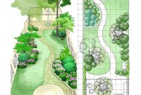 Love This Back Garden Designplan Gardens Garden Design regarding sizing 1698 X 1340