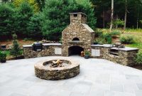 Outdoor Kitchen With Pizza Oven Fire Pit Smoker And inside sizing 1334 X 1000