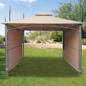 Replacement Canopy For Double Awning Gazebo Riplock 350 pertaining to dimensions 2000 X 2000