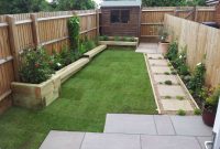 Small Garden With Raised Beds Sleeper Benches Jardn with proportions 1280 X 960