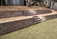 Tiered Garden Wall With Stairs Plans For The Backyard Near within proportions 2048 X 1536
