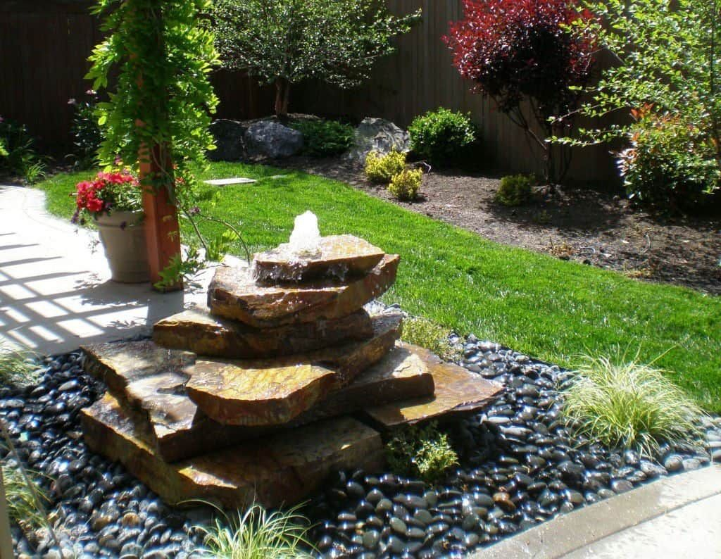 Wonderful Stone Garden Fountains Fountains Patio throughout size 1024 X 794