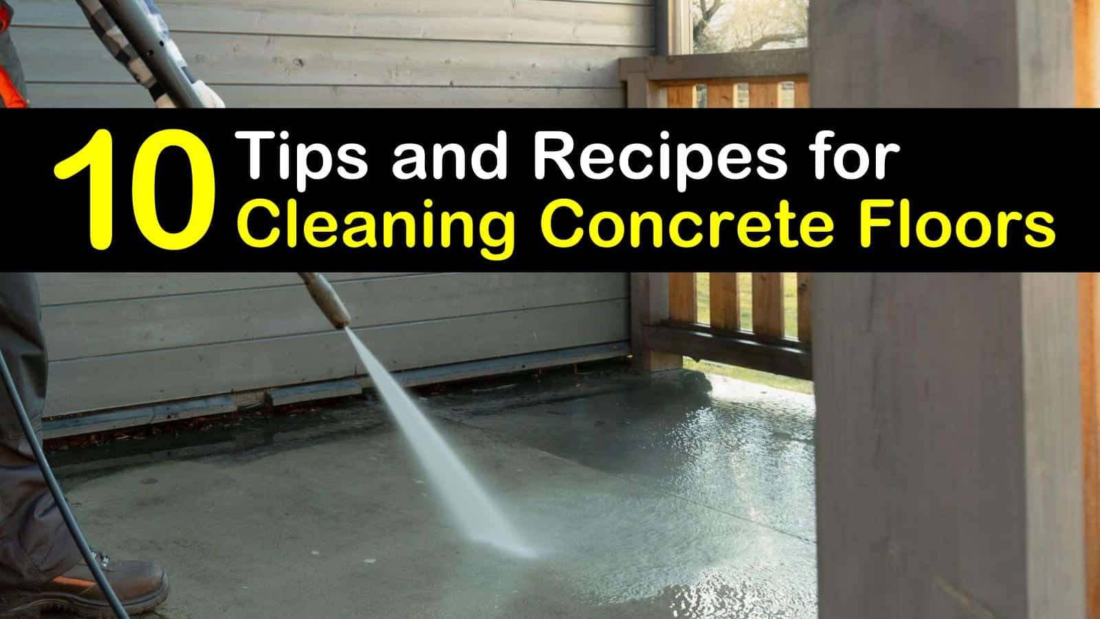 Removing Paint From Concrete Patio Using Muriatic Acid • Fence Ideas Site