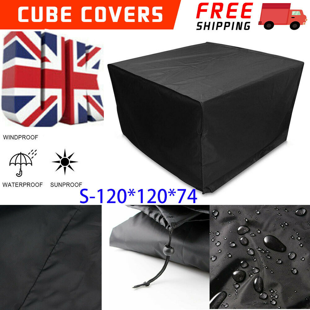 100 Waterproof Garden Patio Furniture Cover Table Square Cube Outdoor Covers Uk in measurements 1000 X 1000