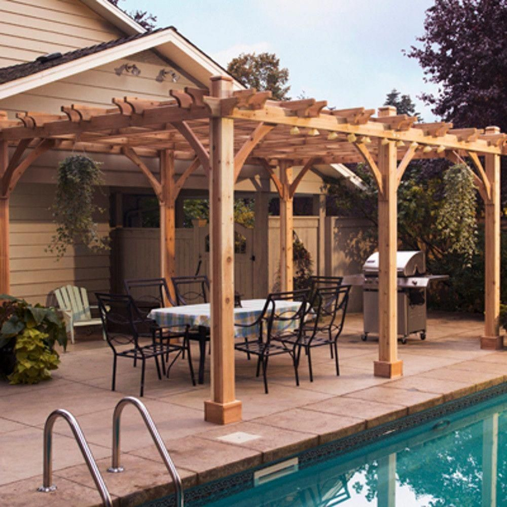 12 X 20 6 Post Breeze Pergola Deckplans Feastssuccoth throughout size 1000 X 1000