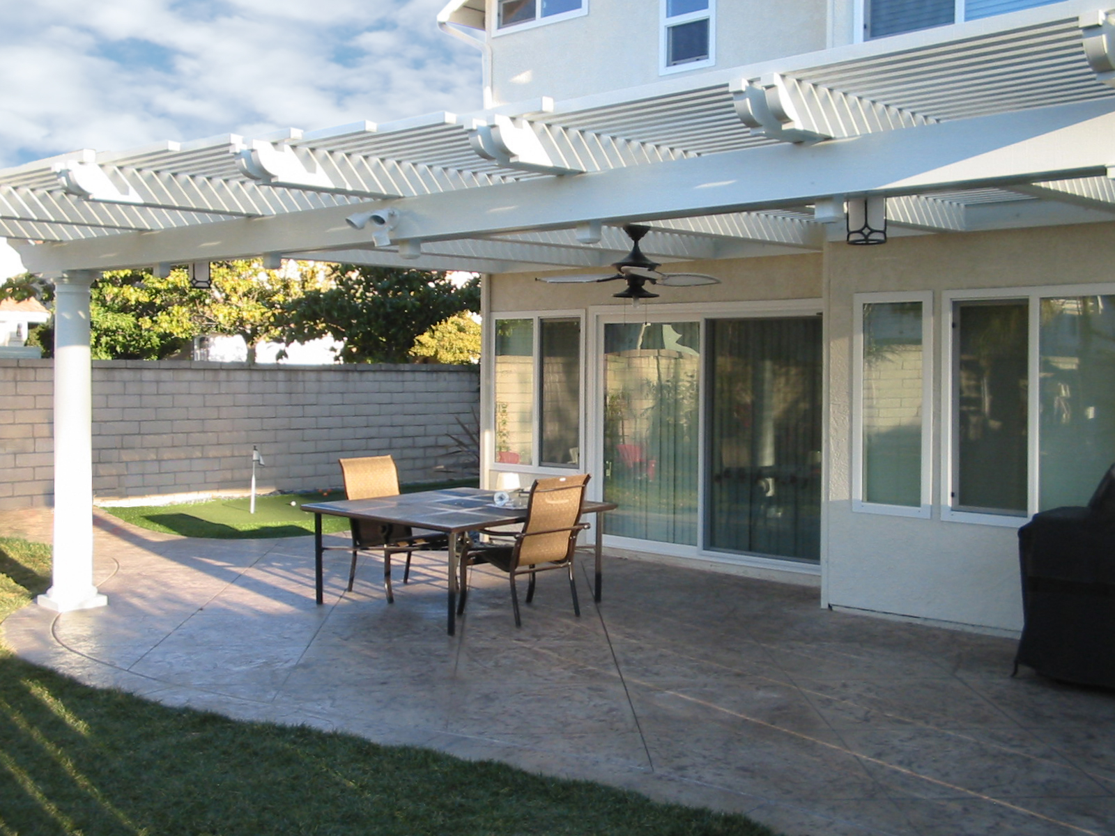 12 X 20 Lattice Patio Cover within proportions 1600 X 1200