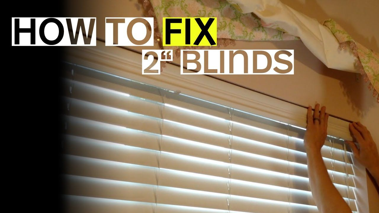 2 Blinds Wont Tilt Open Or Close Heres A Fix Blinds intended for dimensions 1280 X 720