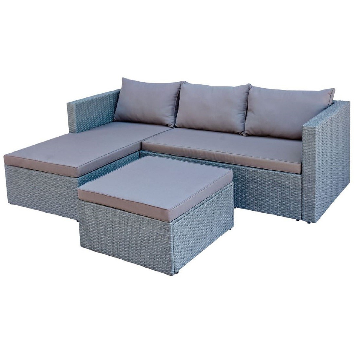 2 Piece Corner Wicker Setting in sizing 1200 X 1200