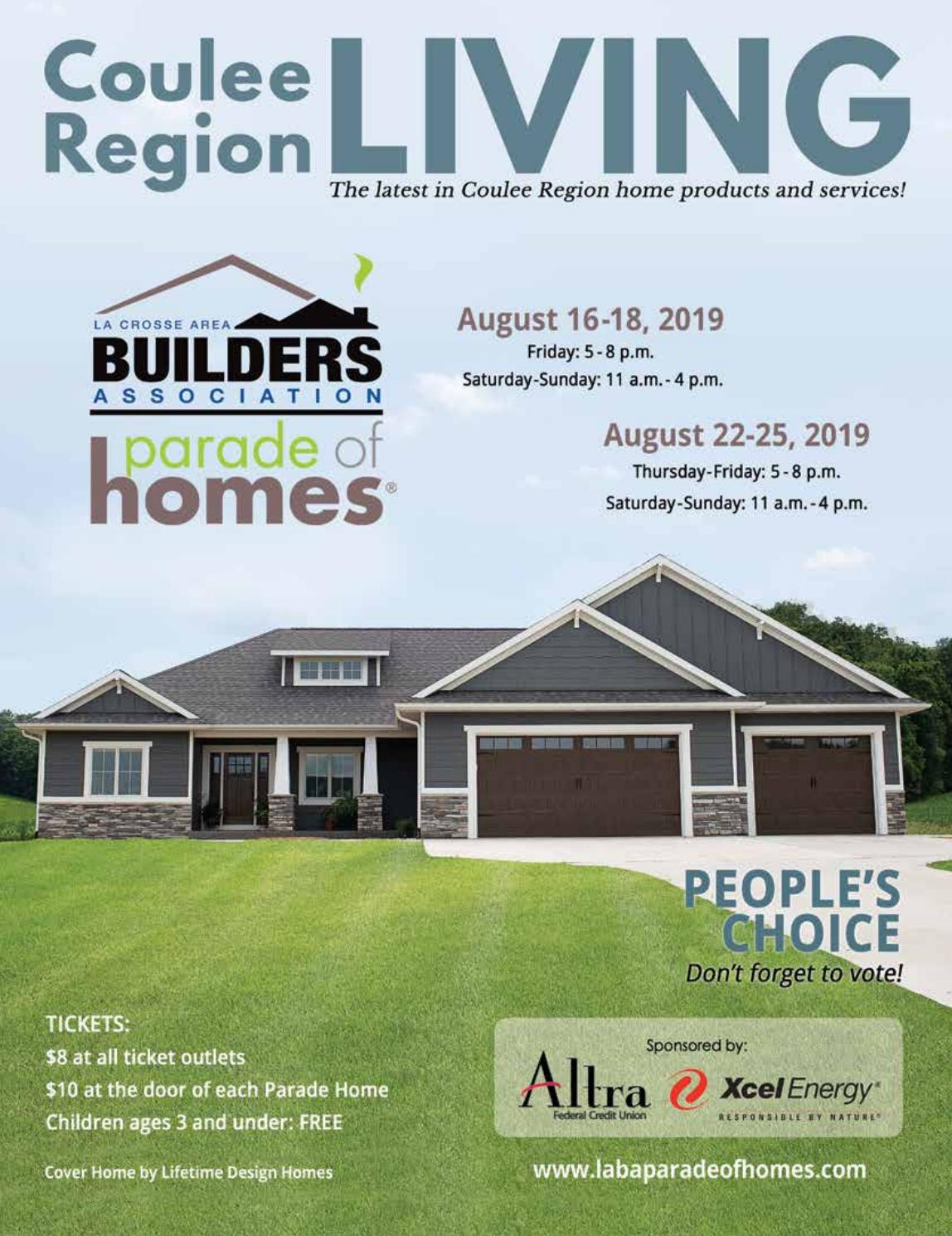 2019 Parade Of Homes Coulee Region Communications Llc Issuu pertaining to sizing 1148 X 1490