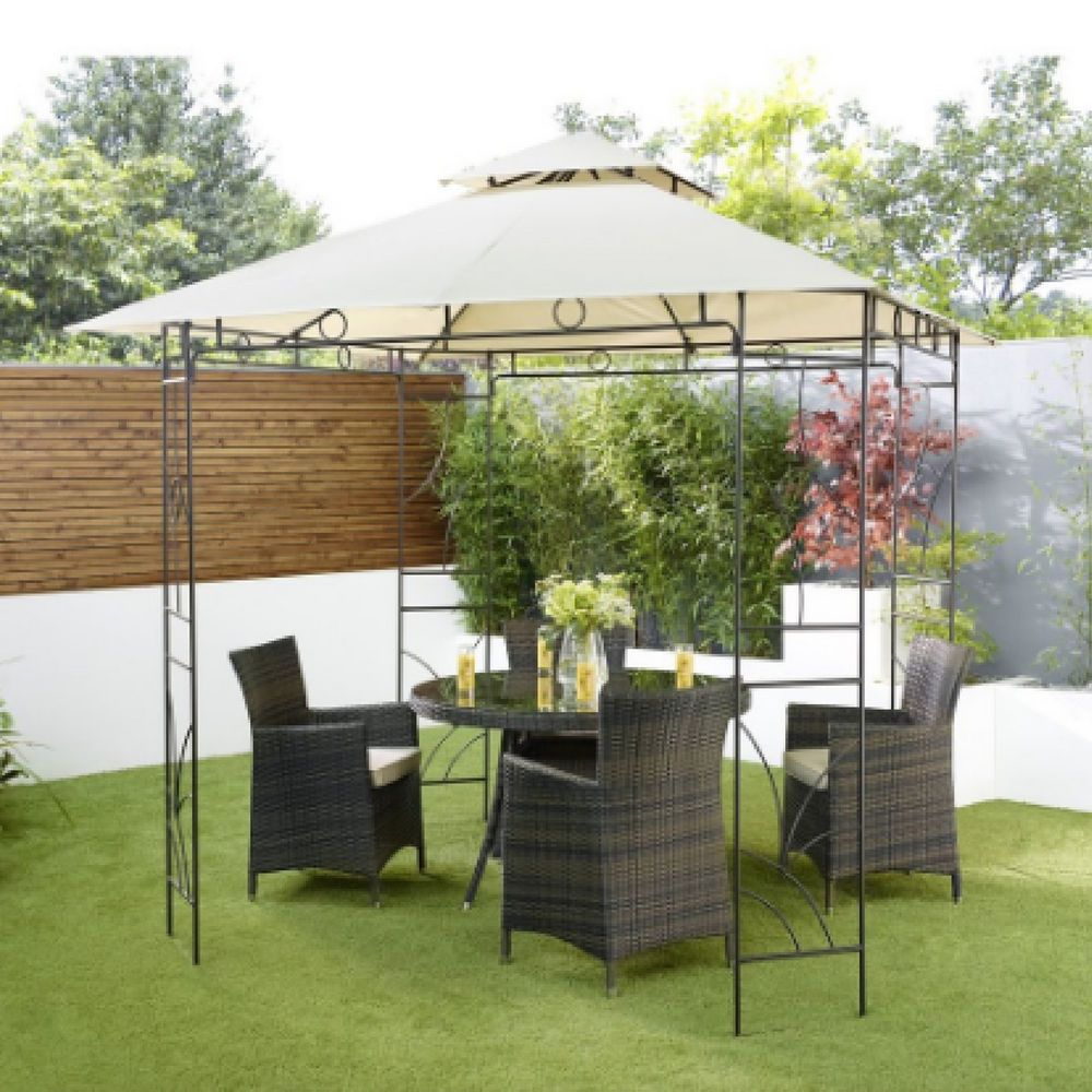 25m X 25m Patio Gazebo Cover 2 Tier Arosa Replacement Top in proportions 1000 X 1000