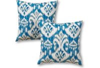 2pc Outdoor Throw Pillow Set Bluewhite Kensington in measurements 2000 X 2000