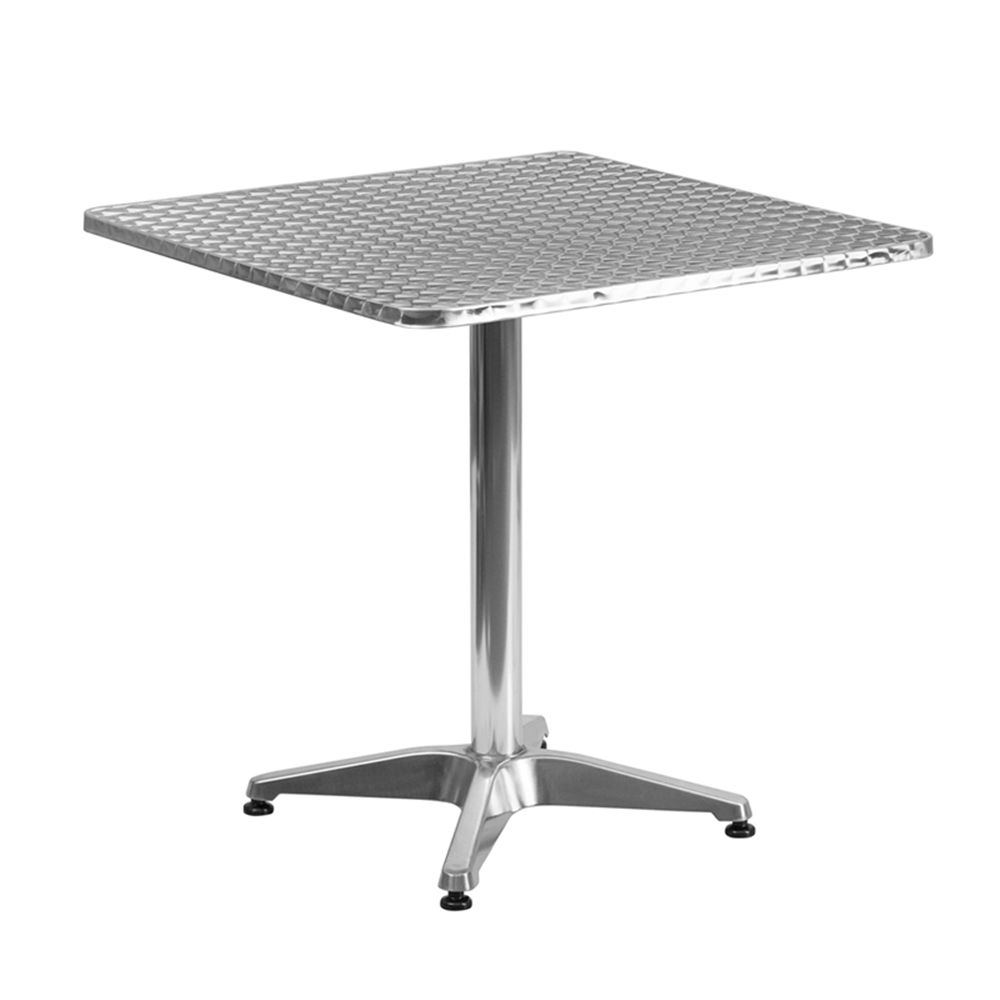 36 X 36 Square Aluminum Table Top With Base At for dimensions 1000 X 1000